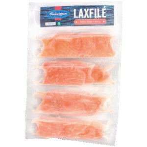 LAXFILÉ <span style="font-size: 80%; font-style: italic;">hela filéer av lax</span>
