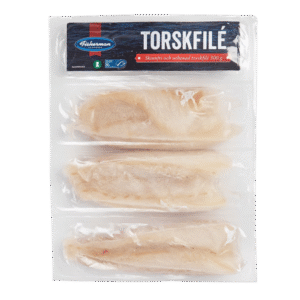 TORSKFILÉ MSC 3x100g <span style="font-size: 80%; font-style: italic;">skinnfri & urbenad torskfilé</span>