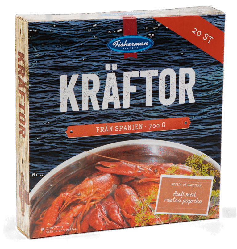 Fisherman Seafood frysta spanska kräftor 20 st 700 g