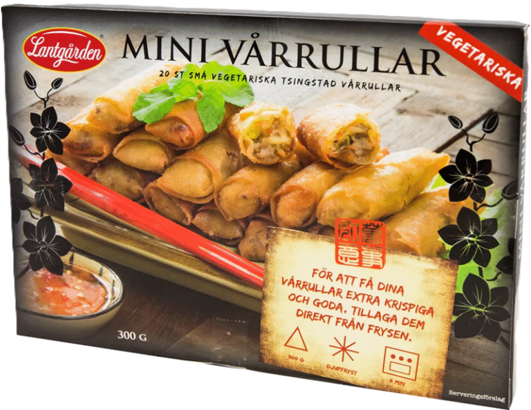 Lantgården vegetariska minivårrullar 20-pack 300 g