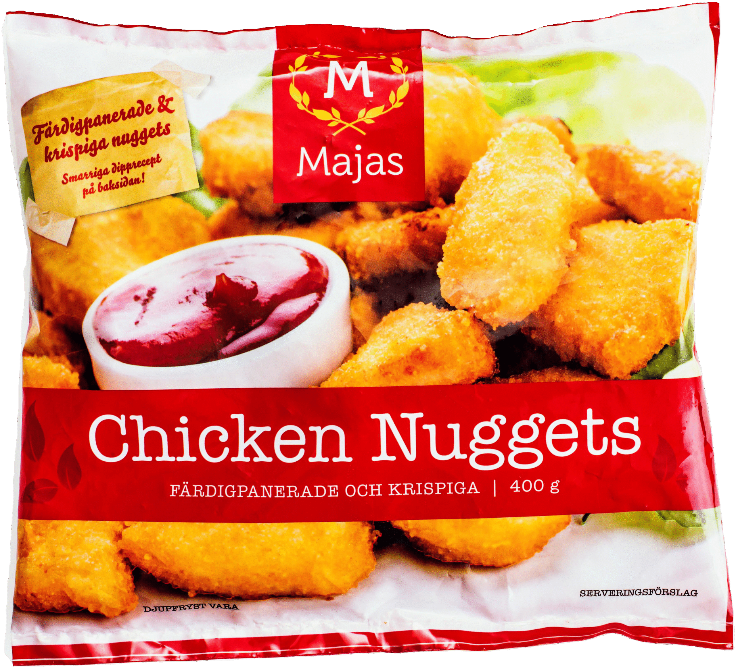 Chicken nuggets, majas, kyckling, panerad
