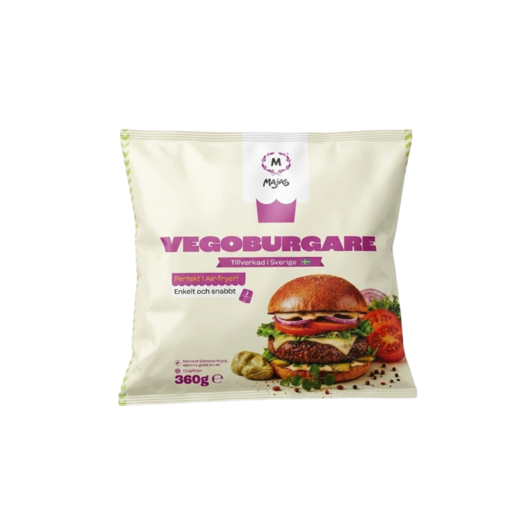 Majas Vegoburgare - tillverkade i Sverige.