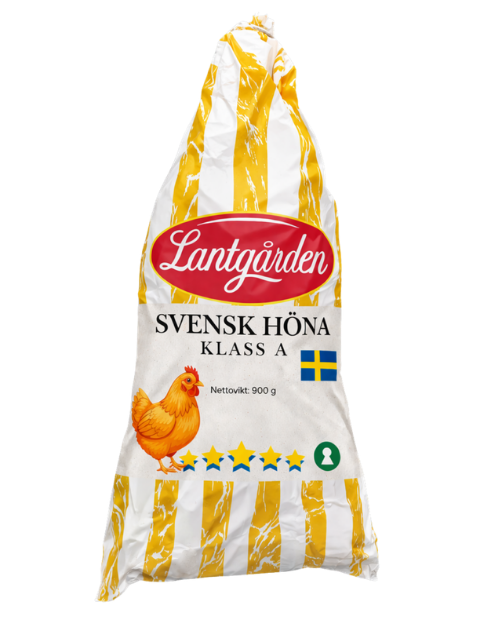 Svensk fryst höna 900 g från Lantgården